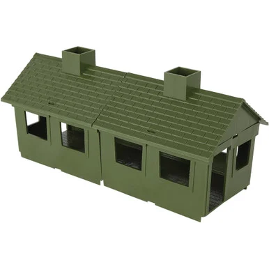 MPC Bunkhouse Building OD Green BMC TOYS (67110)