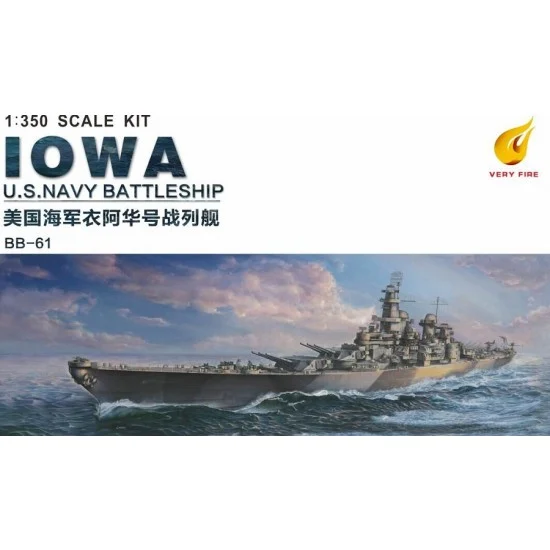 Very Fire 350910 1/350 USS Iowa (BB-61) Battleship