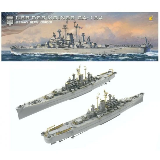 Very Fire 700907DX 1/700 USS Des Moines CA-134 Heavy Cruiser [Deluxe Edition]