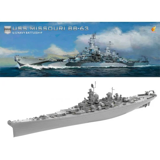 Very Fire 700909 1/700 USS Missouri BB-63 Battleship [Standard Edition]