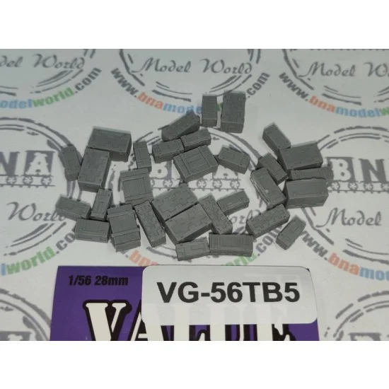 Value Gear 56TB5 1/56 WWII British CW Ammo Cans - Military Vehicles & Tanks