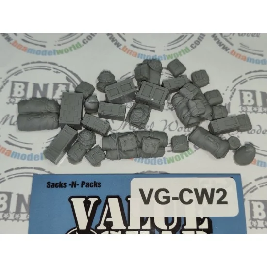 Value Gear CW2 1/35 WWII British CommonWealth Packs and Bags #2 - Military Vehicles & Tanks