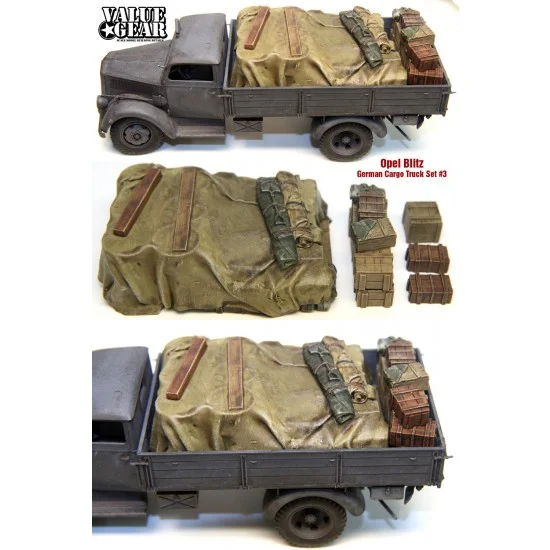 Value Gear GOB03 1/35 WWII Opel Blitz & German Cargo Truck Load Set #3 (5pcs) - Military Vehicles & Tanks