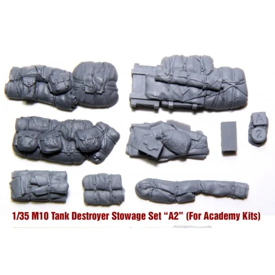 Value Gear M10AC2 1/35 Allied Tank M10 Stowage Set - Version "AC2" for Academy kits