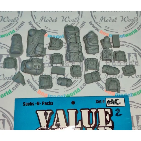Value Gear MC2 1/35 WWII USMC Packs and Bags #2 - Military Vehicles & Tanks