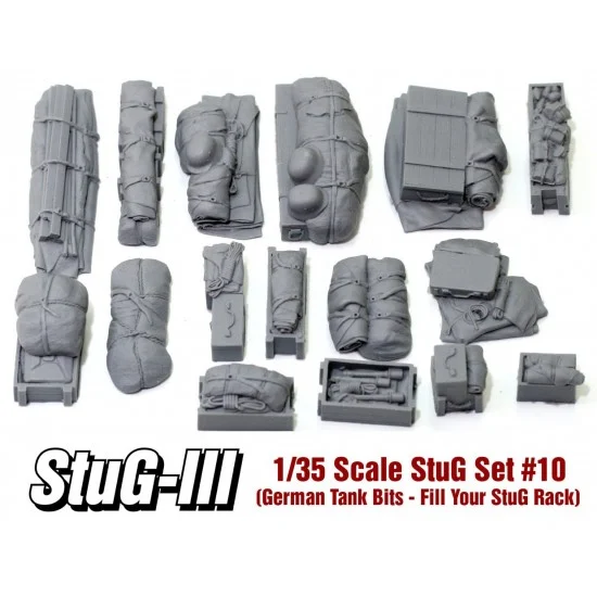 Value Gear STG10 1/35 German StuG Stowage Set #10 (16pcs) - Military Vehicles & Tanks