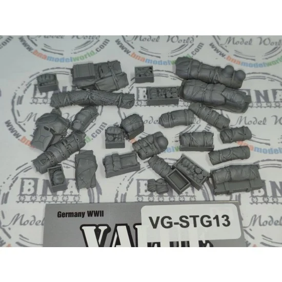 Value Gear STG13 1/35 German Tank Bits #4 (24pcs) - Military Vehicles & Tanks