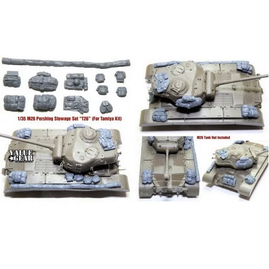Value Gear T26 1/35 Allied Tank M26 Pershing Stowage Set "T26" for Tamiya kits - Military Vehicles & Tanks