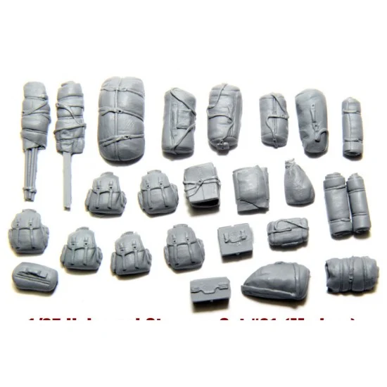Value Gear VG022 1/35 Modern Universal Series 2: Tents & Tarps #22 (25pcs) - Military Vehicles & Tanks