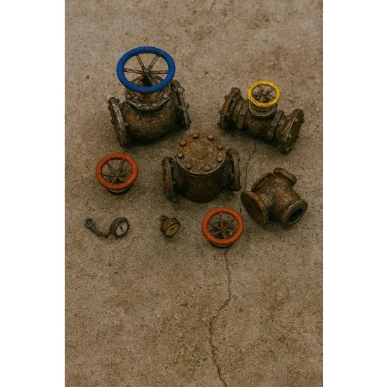 VG DioModels VG64015 1/35 Valves and Stopcocks set - Scenics & Diorama