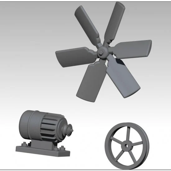 VG DioModels VG64034 1/35 Fan set - Scenics & Diorama