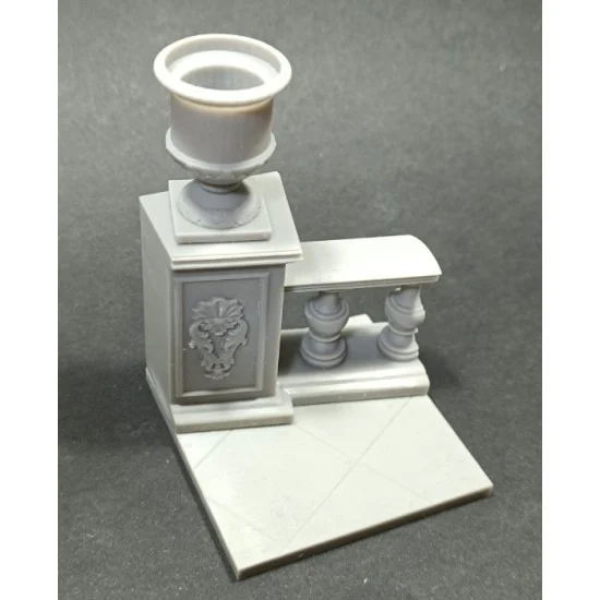 VG DioModels VG64301 75mm Straight Balustrade Base - Scenics & Diorama