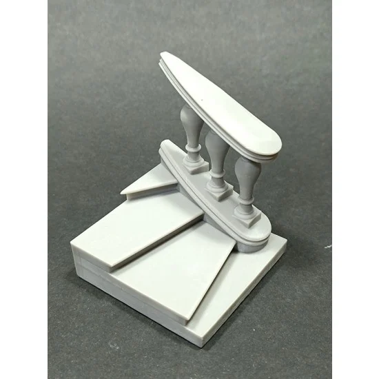 VG DioModels VG64304 54mm Curved Staircase Base - Scenics & Diorama