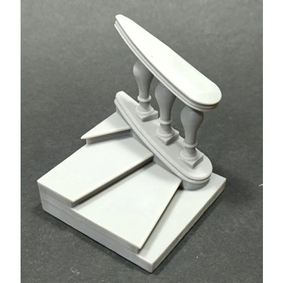 VG DioModels VG64305 75mm Curved Staircase Base - Scenics & Diorama