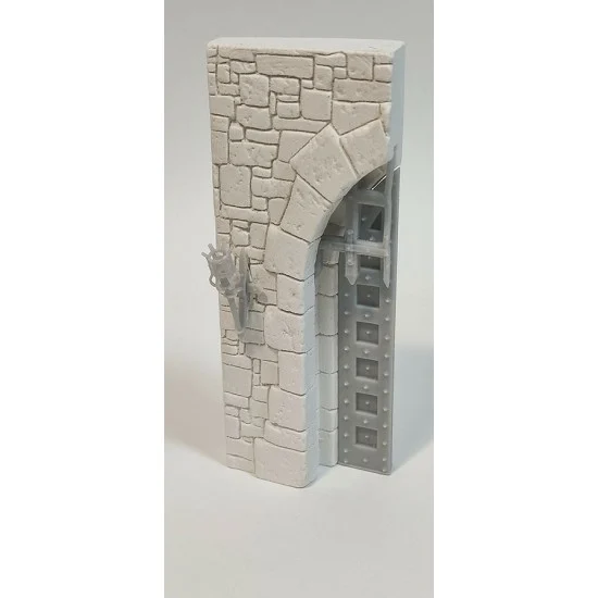 VG DioModels VG64325 54mm Medieval Entrance Base - Scenics & Diorama