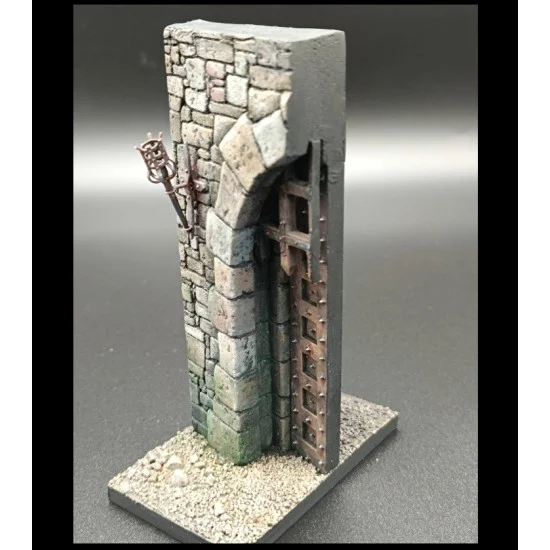 VG DioModels VG64326 75mm Medieval Entrance Base - Scenics & Diorama