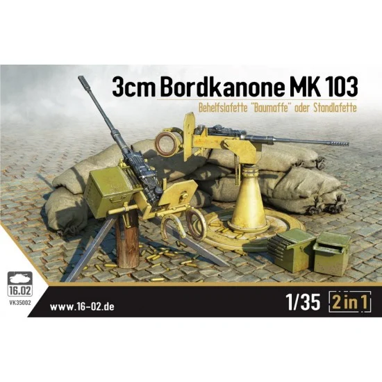 16.02 35002 1/35 3cm Bordkanone MK103 - Military Vehicles & Tanks