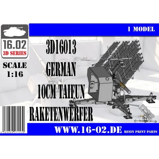 16.02 3D16013 1/16 German 10cm Taifun Raketenwerfer - Military Vehicles & Tanks