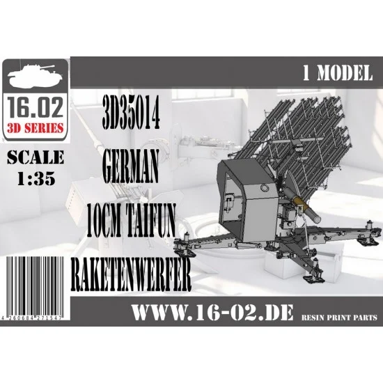 16.02 3D35014 1/35 German 10cm Taifun Raketenwerfer - Military Vehicles & Tanks