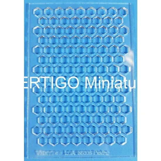 Vertigo Miniatures LCA35006 1/35 Paving Vol. III Mould (hexagonal, 119pcs) - Scenics & Diorama