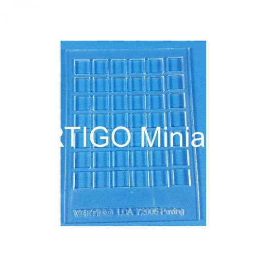 Vertigo Miniatures LCA72005 1/72 Paving Mould Vol. 2 (different size, 42pcs) - Scenics & Diorama