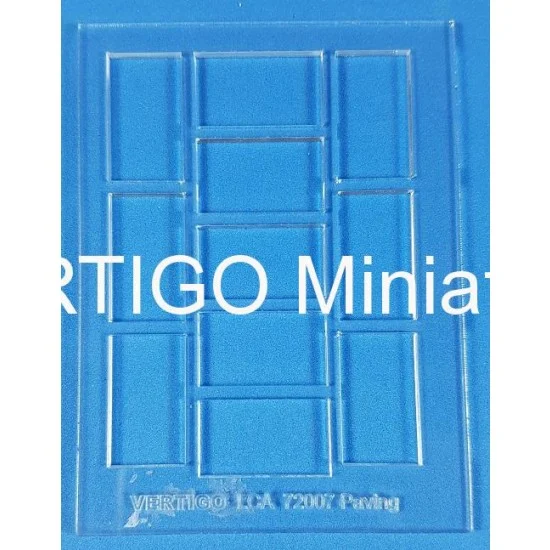 Vertigo Miniatures LCA72007 1/72 Paving Mould Vol. 4 (different size, 11pcs) - Scenics & Diorama