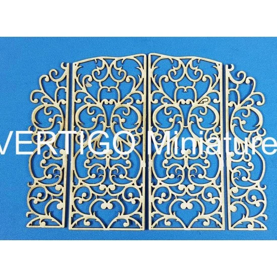 Vertigo Miniatures LCAG35002 1/35 Gate Vol. II (size: 109 x 81.5mm) - Scenics & Diorama
