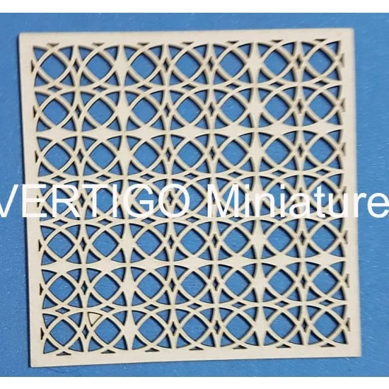 Vertigo Miniatures LCAK35004 1/35 Ornamental Grid Vol.IV (panel size: 70 x 70mm) - Scenics & Diorama