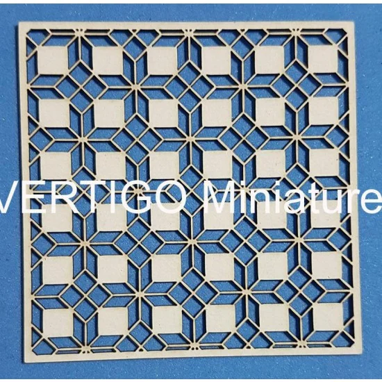 Vertigo Miniatures LCAK35006 1/35 Ornamental Grid Vol.IV (panel size: 70 x 70mm) - Scenics & Diorama