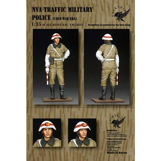 Valkyrie Miniature VM35033 1/35 NVA Traffic Military Police Set 1980 Era (1 Figures) - Model Figures