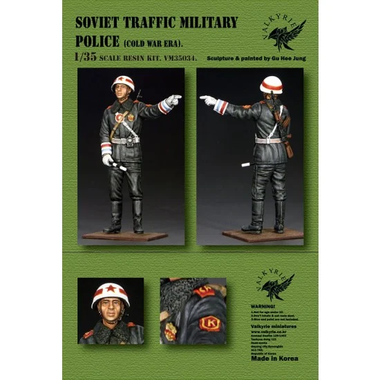 Valkyrie Miniature VM35034 1/35 Soviet Traffic Military Police Set 1980 Era (1 Figure) - Model Figures