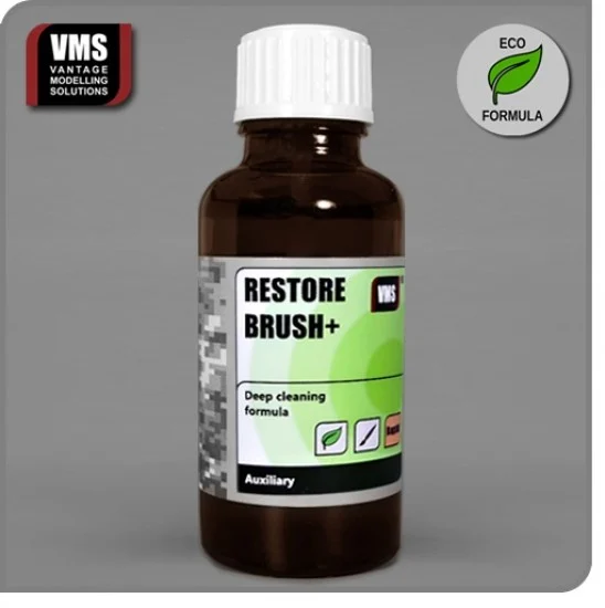 VMS Supplies AX17 Restore Brush+ Deep Cleaning Formula (30ml) - Hobby & Model Paints