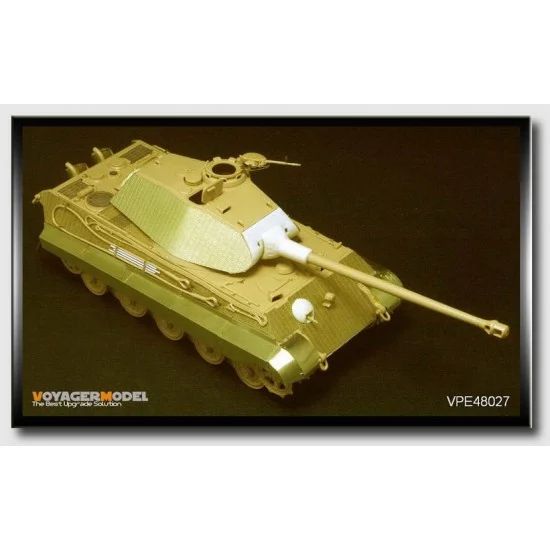 Voyager VPE48027 Upgrade Set for 1/48 German King Tiger Porsche Turret for Tamiya kit #32539 - Military Vehicles & Tanks