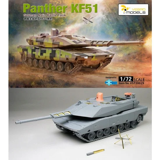 Vespid 720029 1/72 German Panther KF51 Main Battle Tank - Military Vehicles & Tanks