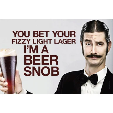 Beer Snob Metal Sign KEG005 - Vintage Sign Co.