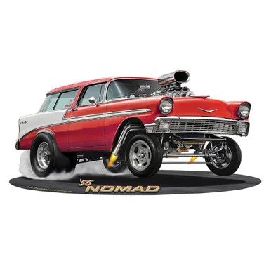 1956 Nomad Gasser Cut-out Metal Sign LGC120
