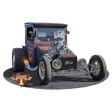 1926 T-Truck Cut out 18 X 12 vintage metal sign LGC272