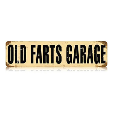 Old Farts Garage Metal Sign V302 - Vintage Sign Co.