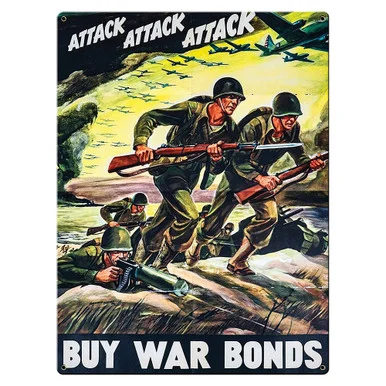 Buy War Bonds Metal Sign AMIC887 - Vintage Sign Co.