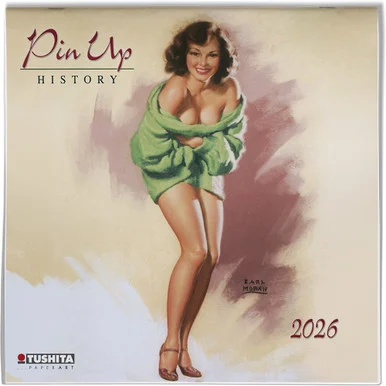 Pin Up History 2026 Wall Calendar 260207 - Tushita