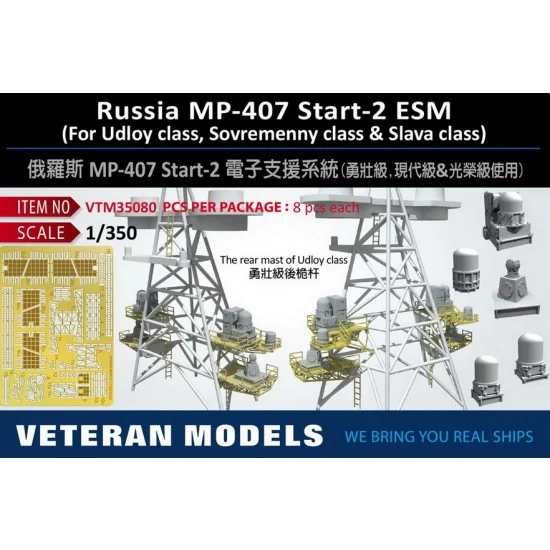 Veteran Models VTM35080 1/350 Russia MP-407 Start-2 ESM for Udloy class, Sovremenny class & Slava class