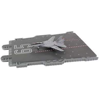 USS Enterprise Deck Section w/F-14 Tomcat "Black Aces" 1/20 Forces of Valor - WJ-831101 Section A