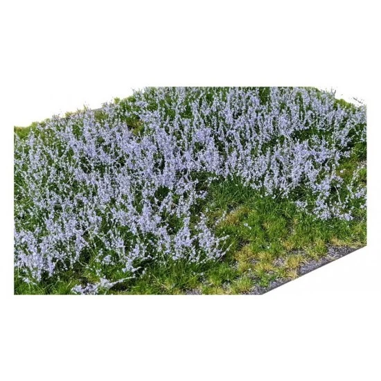 Martin Welberg PL2122 Layered Grass Tufts - Lavender Flowers (210 x 150 mm, height: 2-12mm)