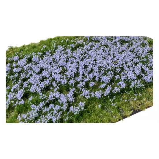 Martin Welberg PL242 Layered Grass Tufts - Lavender Flowers (210 x 150 mm, height: 2-4.5mm)