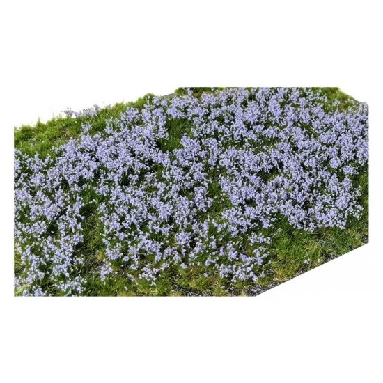 Martin Welberg PL262 Layered Grass Tufts - Lavender Flowers (210 x 150 mm, height: 2-6mm)