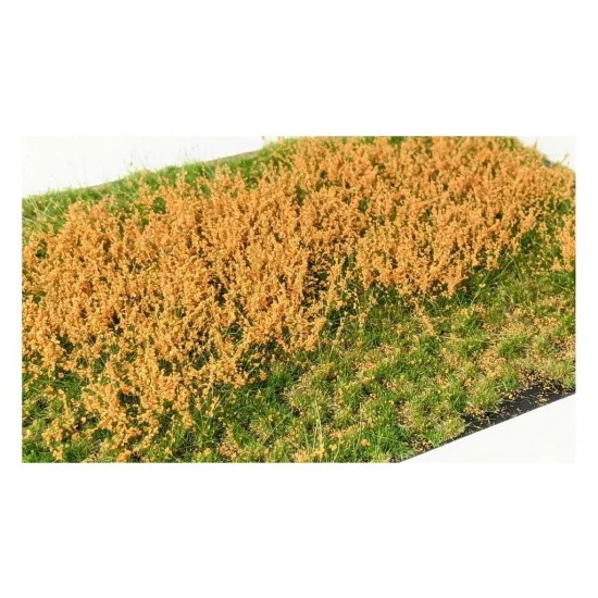 Martin Welberg PO2122 Layered Grass Tufts - Spring/Summer/Fall Orange Flowers (210 x 150 mm, height: 2-12mm)