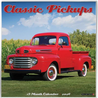 Classic Pickups 2026 Wall Calendar 50767 - Willow Creek Press, Inc.