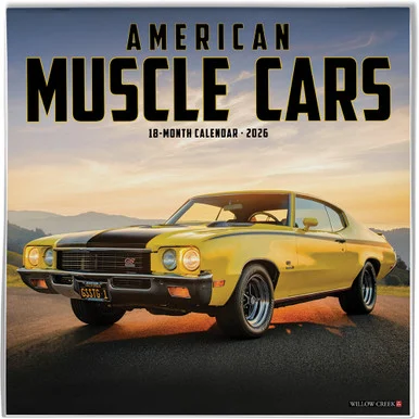 American Muscle Cars 2026 Wall Calendar 49822 - Willow Creek Press, Inc.