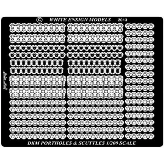 White Ensign Models PE2008 1/200 German Kriegsmarine Portholes & Scuttles (1919-1945)