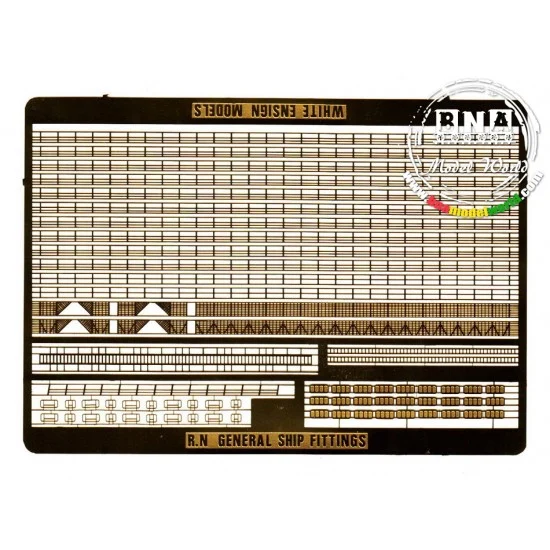 White Ensign Models PE3502 1/350 Modern Rails and Helinetting - Model Ships & Boats